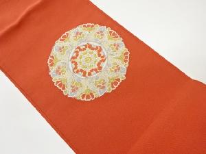 綴れ華紋模様織出し名古屋帯